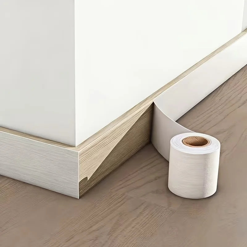 ruban adhésif autocollant effet bois moderne 5m large 10cm blanc noir marron pvc autoadhésif