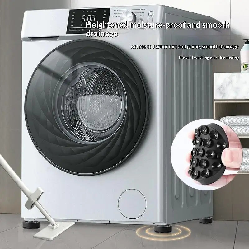 tapis protection machine laver noir texture nid d'abeille adhésif moderne anti vibration silencieux