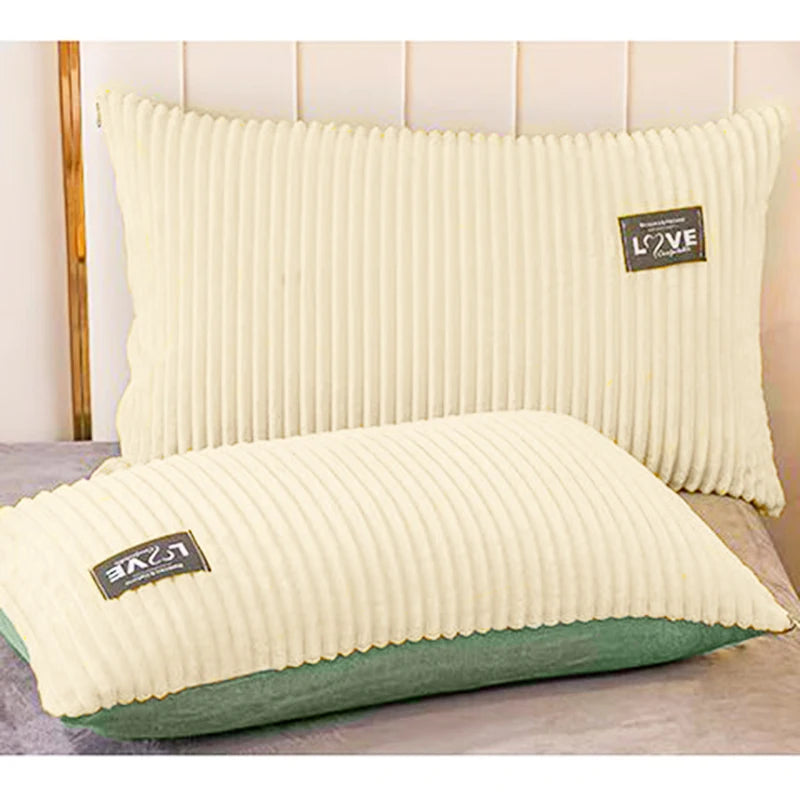 taies d'oreiller géométriques polyester 48x74cm bleu clair moderne adhésif chambre coucher