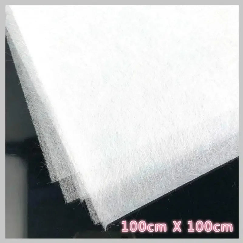 tissu non tissé blanc résistance déchirure bricolage simple texture fine 1mètre 5mètres