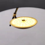 Suspension lumineuse moderne noir doré texture métallique câble suspendu 40cm 60cm 80cm lumière froide
