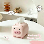 distributeur serviettes cochon mignon rose clair cartoon serviettes inclusion plastique