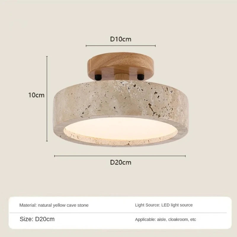 lampe moderne pierre gris clair finition polie texture granulée étude entrée salle manger cuisine