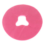 serviettes toilette blanches roses adhésives modernes pack 100 unies opaques