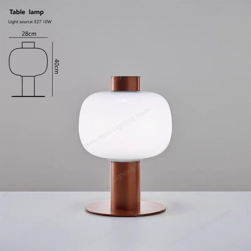 lampe table moderne ambre gris perforations circulaires transparente led 11w 15w chambre salon