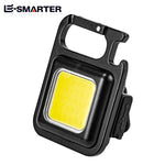 lampe poche rechargeable led noire résistante choc aimantée mode intensité camping