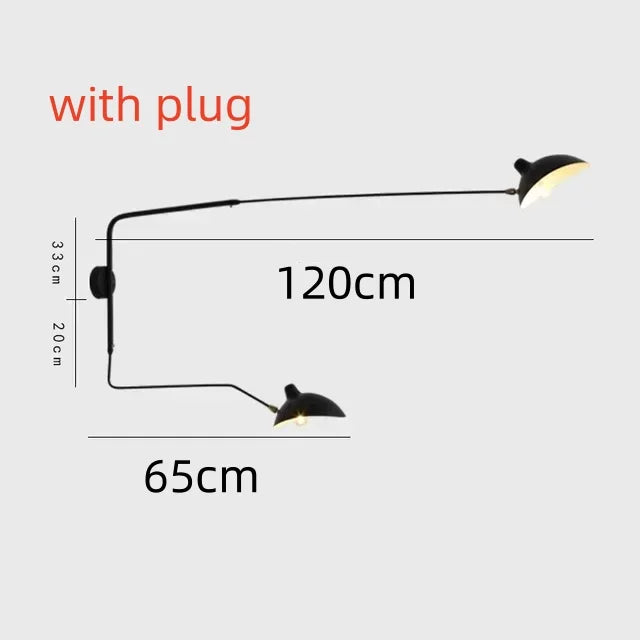 lumière suspension moderne noir doré têtes têtes 6000K 3000K