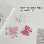 clips décoratifs nœuds blanc rose clair rose foncé modernes brillants sans perçage
