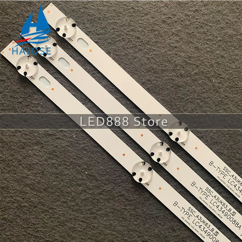 bande led led 830mm blanc bleu rétro éclairage moderne aluminium