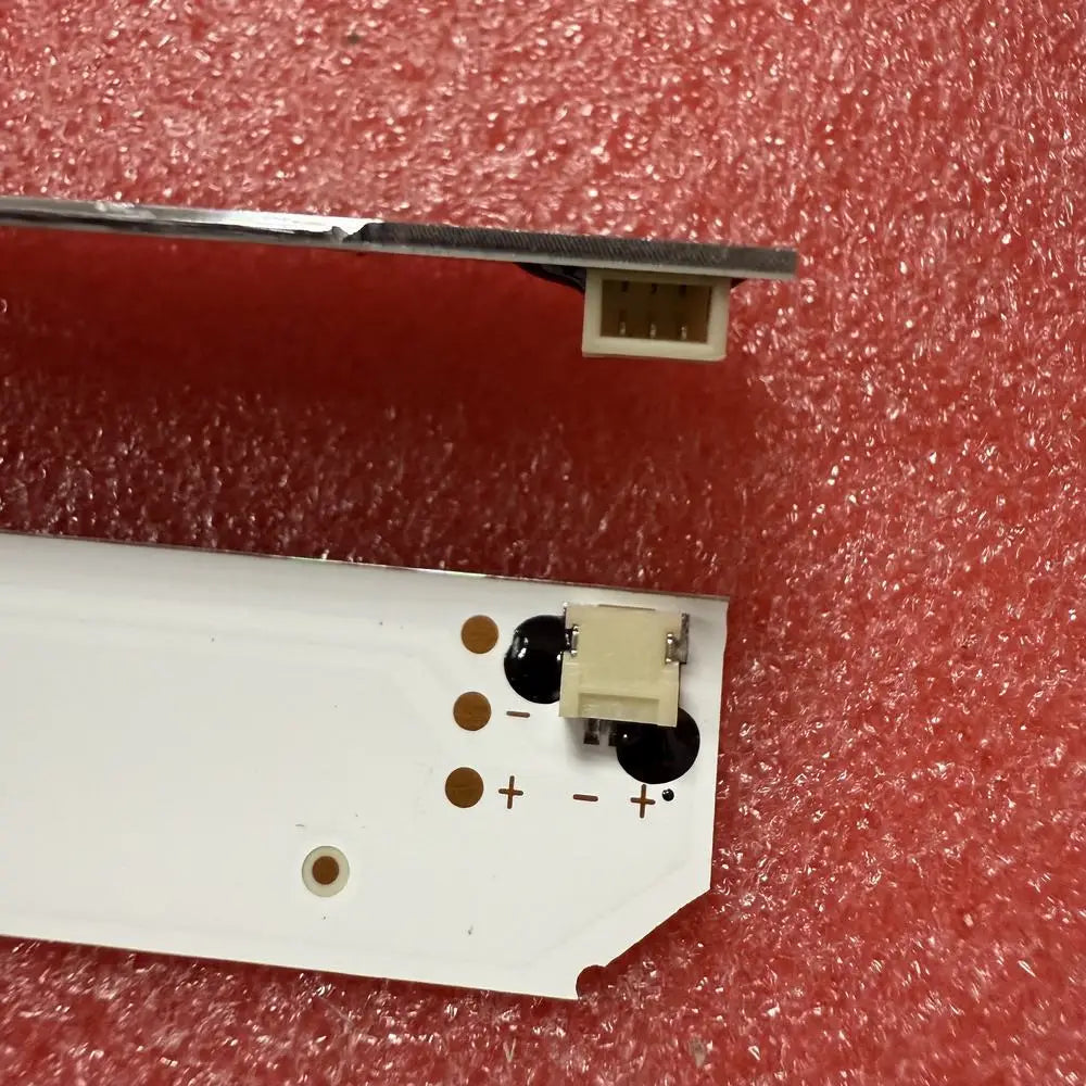bandes led blanc points noirs moderne connecteurs électriques aluminium sans câble bouton poussoir