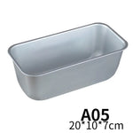 moules pain aluminium argenté modernes antiadhésifs diverses tailles cuisine pâtisserie boulangerie gadgets