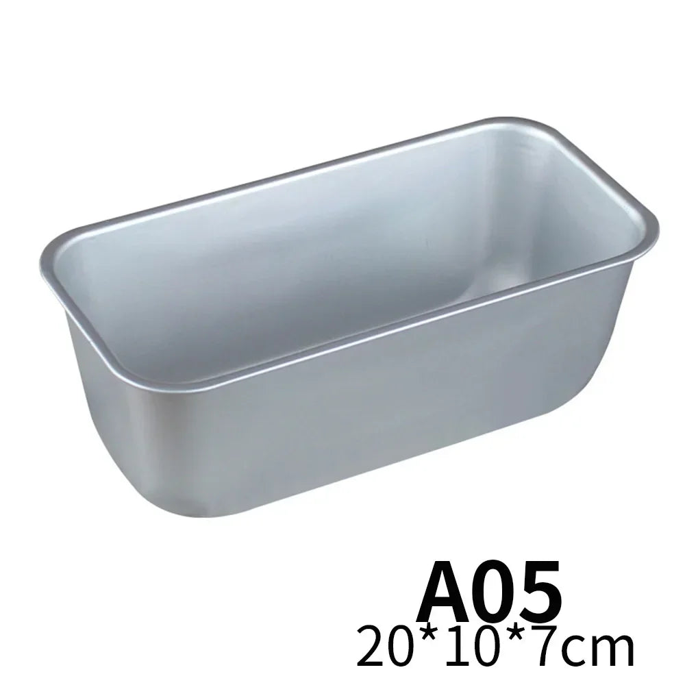 moules pain aluminium argenté modernes antiadhésifs diverses tailles cuisine pâtisserie boulangerie gadgets
