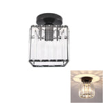 Lampe moderne or noir transparent acrylique éclairage chambre entrée étude