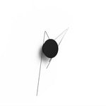 horloge murale minimaliste aiguille quartz face unique acrylique nature morte salon contemporain