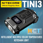 lampe torche rechargeable mini keychain 600 lumens ip54 oled display deux modes verrouillage