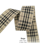 rubans polyester multicolores rayures diagonales traditionnel opaques yards large 16mm