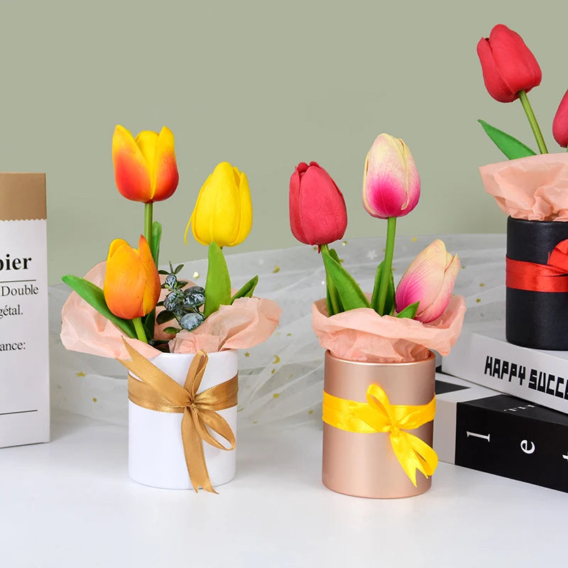boîtes fleurs carton noir rose blanc doré moderne ruban mariage anniversaire valentinnaissance