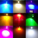 Diodes led 5mm bleu vert rouge blanc chaud jaune violet rose orange transparentes 20000h