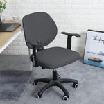 chaise moderne tissu gris résistance eau ordinateur fauteuil mariage banquet