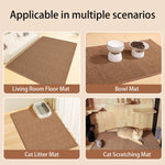 tapis antidérapant protection chat marron clair doux moderne adhésif 40 60cm 50 80cm 100