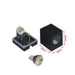 applique murale led moderne noir blanc 80x80 150x80 flux 249 2000 lumens.gca