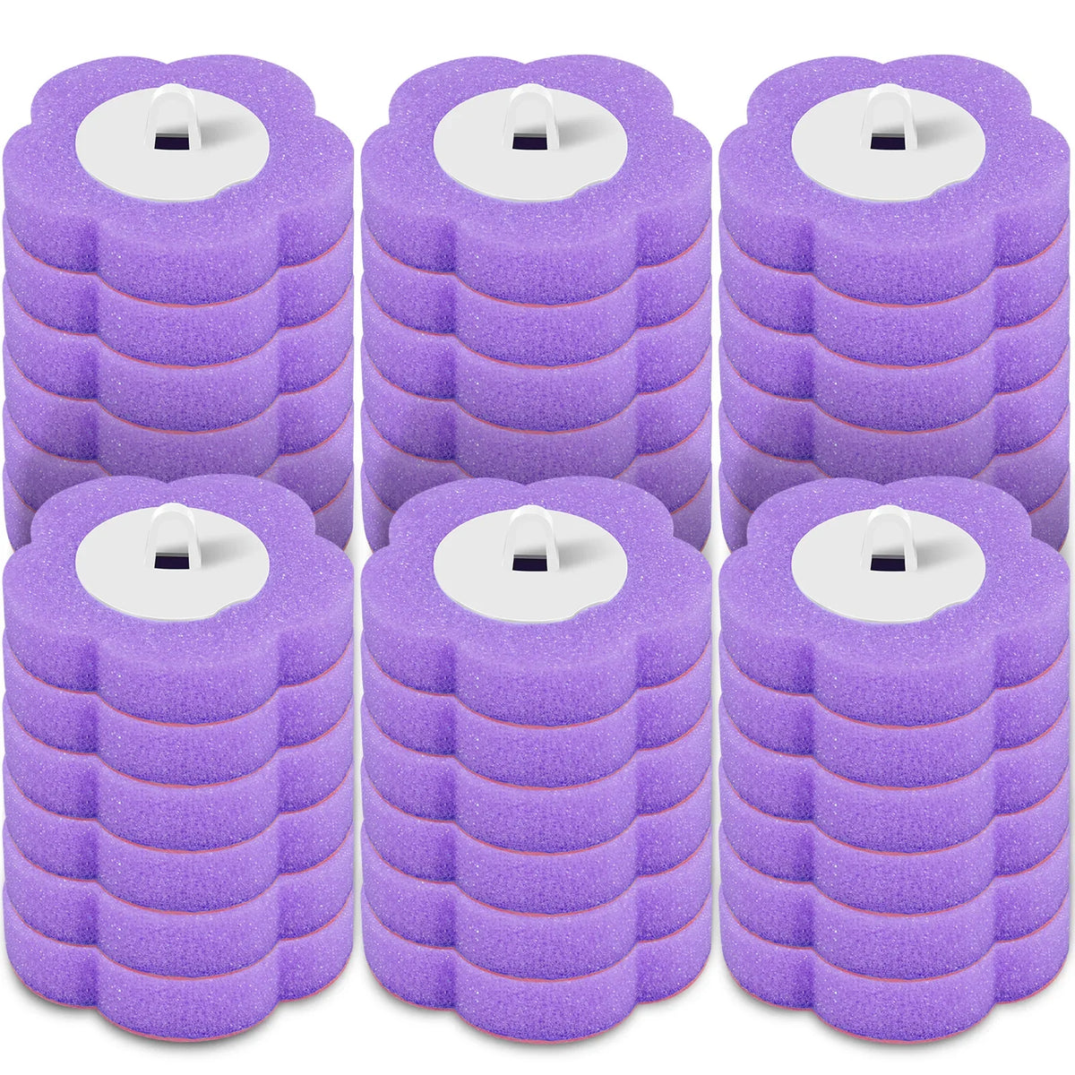 brosse wc jetable tête remplacement boîte rangement moderne blanche bleue violette