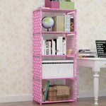 étagère modulaire étagères murales livres modernes minimaliste pois tissu meuble salon