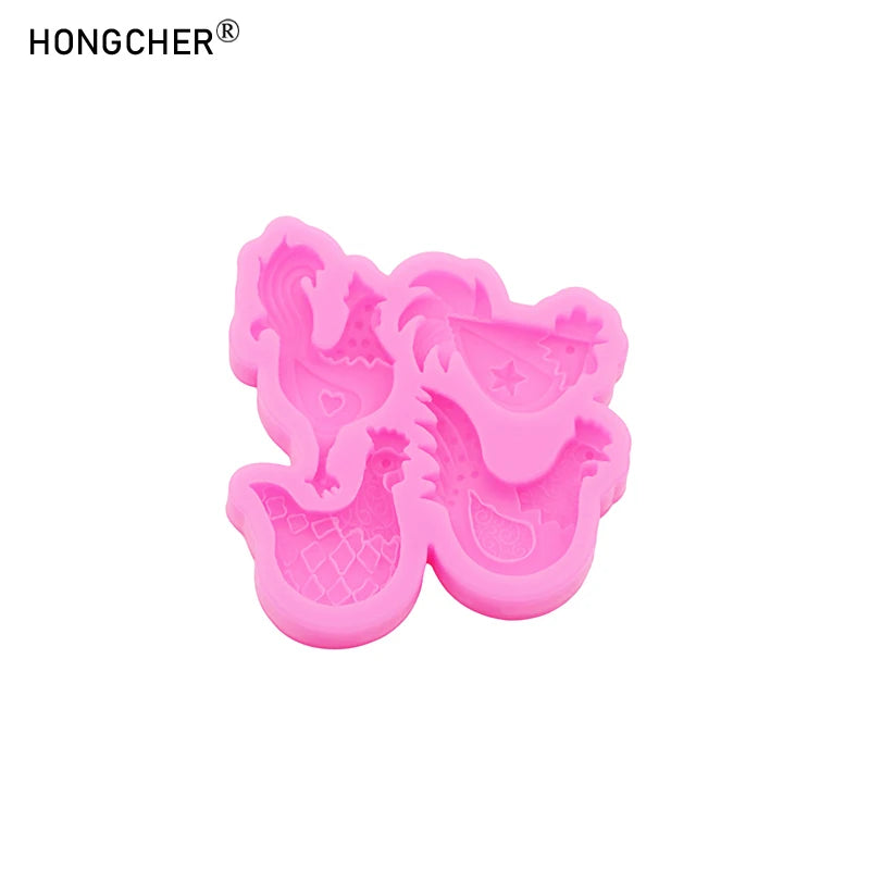 moule gâteau silicone animaux rose décoration cake chocolat cookies modernes enfants