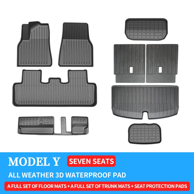 tapis sol voiture noir fibres carbone moderne imperméable coffre siège protection