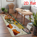 tapis imprimé chats fleurs multicolore moderne antidérapant salon entrée bain prière 60x40cm 80x50cm