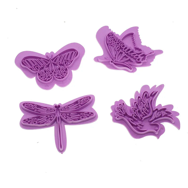moules biscuits poissons stylisés violet clair moderne cuisine boulangerie pâtisserie
