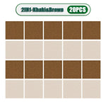 tapis auto adhésif carré 30x30 cm texture tissée sol intérieur maison moderne décoratif