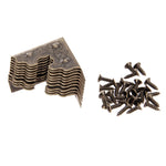 cornières décoratives vintage bronze doré argenté ornements floraux géométriques 10pc 20pc 30pc
