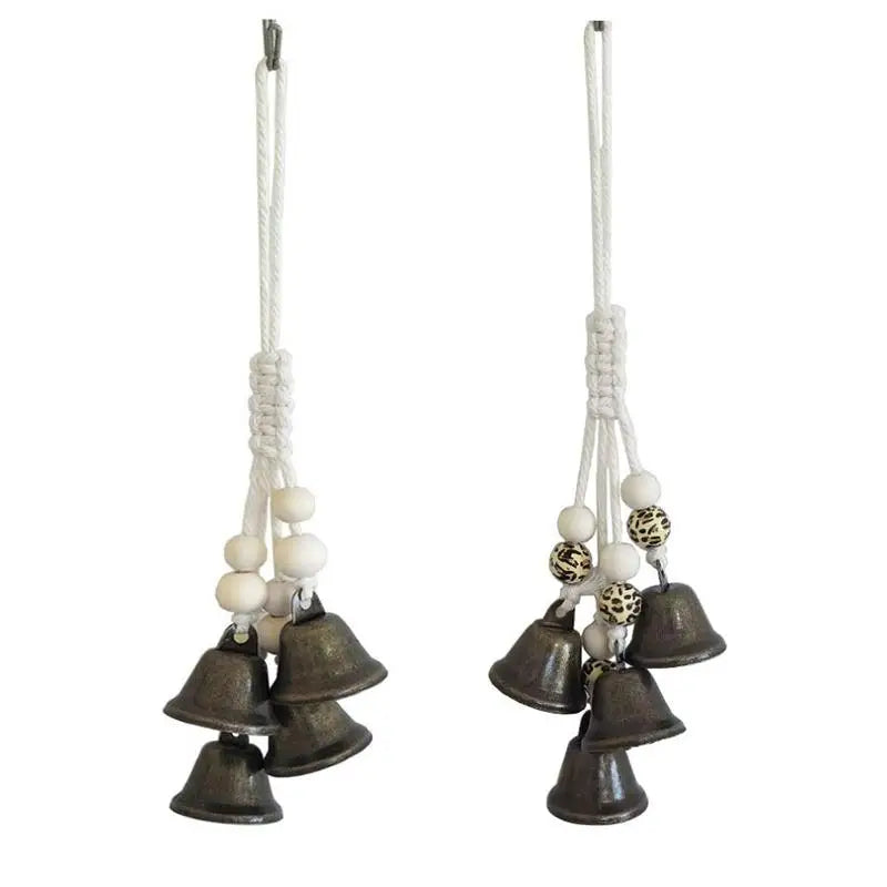 mobile sonore boho cloches marron blanc annuaire central decoration murale chambre salon
