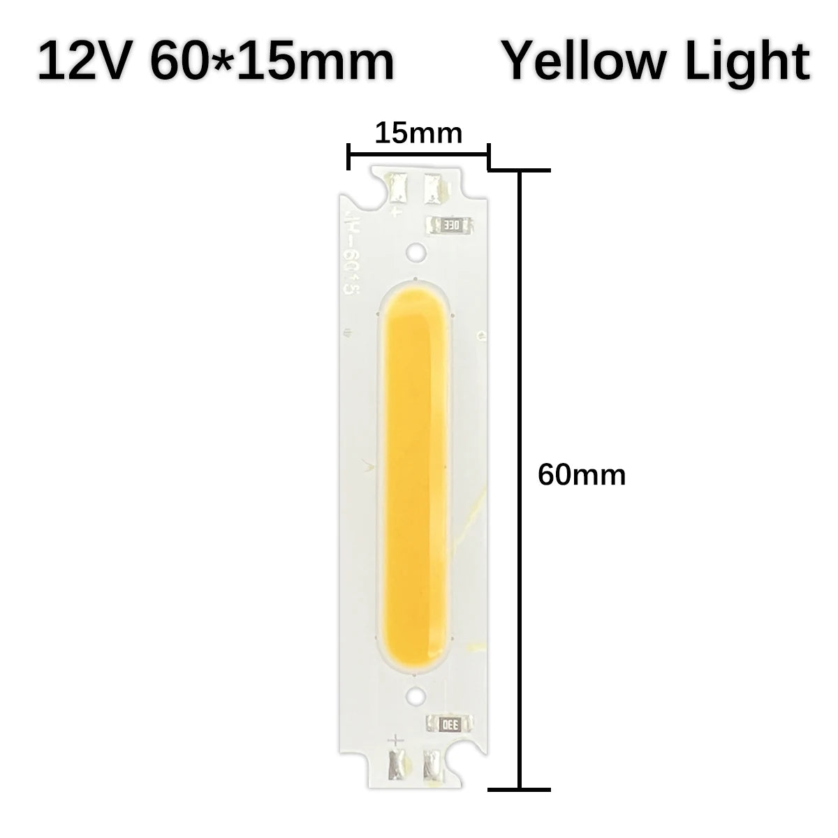 ampoules led cob 12v 2w vert clair orange blanc modernes diodes puces aluminium