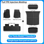 tapis sol voiture tesla model 2025 imperméable anti dérapant noir moderne
