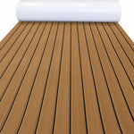 revêtement sol bateau mousse eva imitation teck antidérapant adhésif marron noir yacht