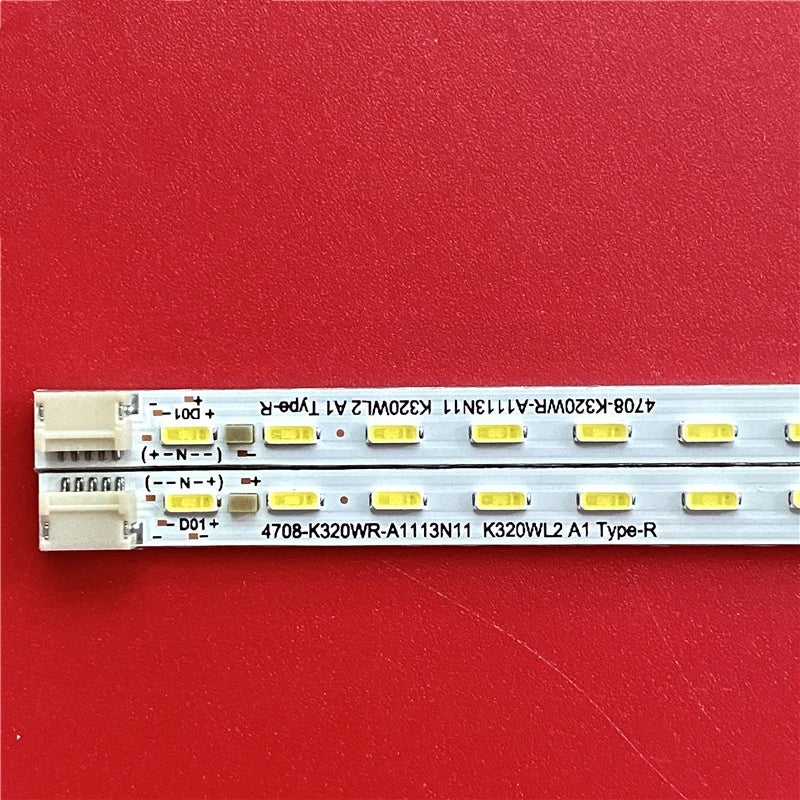 bande led blanc jaune 45 lumières 3v moderne 40cm 45cm 50cm connecteurs électriques