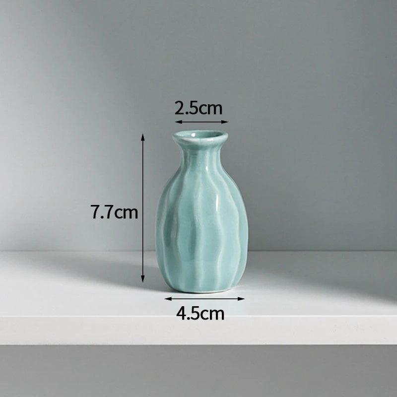 vases décoratifs modernes couleurs blanc rose vert bleu violet rond lissesintérieur maison