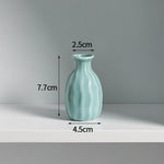 vases décoratifs modernes couleurs blanc rose vert bleu violet rond lissesintérieur maison