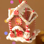 décoration noël miniatures maison leds flocons neige personnages motifs traditionnels festifs