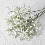 bouquet fleurs gypsophila artificiel blanc mariage anniversaire décoration intérieure naturel
