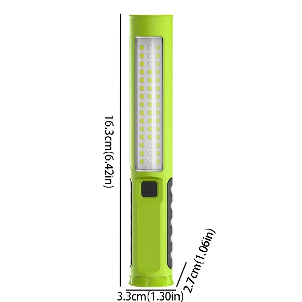 lampe travail vert led moderne éclairage routier bouton allumage grille led opaquerectangulaire portable