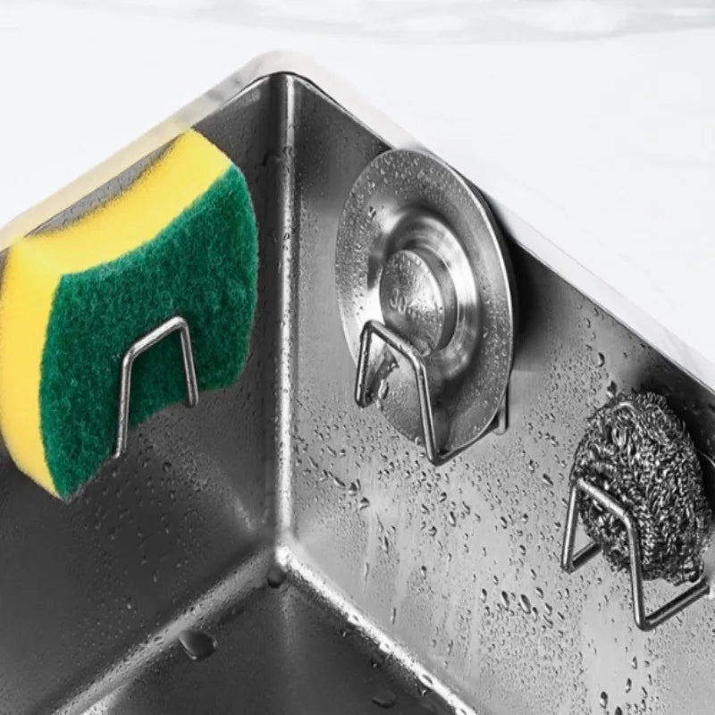 porte savon acier inoxydable argenté facile moderne adhésif lisse opacité utilisation multiple