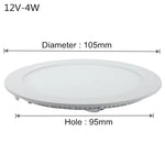 plaque led moderne blanc 12v 24v 3w 4w 6w 9w 12w 15w 25w ac