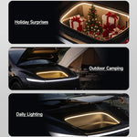 éclairage led coffre voiture noir doré clips modernes ambiant 3000k ip67