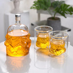 set décanter verres liqueur transparent star wars stormtrooper geek collector ambré argenté 25oz 10oz