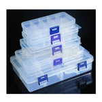 boite rangement plastique transparente compartiments ajustables bijoux petits objets divers