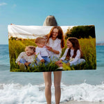 serviette plage imprimée photo sèchage rapide polyester moderne blanc lavable machine grande taille camping