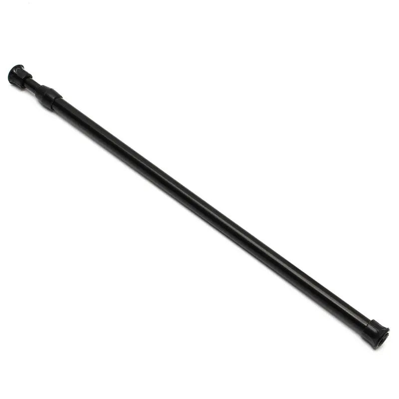 rideau douche tige noire extensible adhésif moderne respectueux environnement 55 90 cm